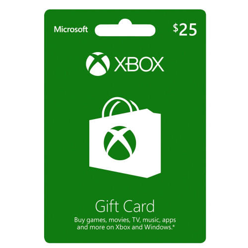Microsoft Xbox 25 USD Presentkort