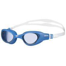 ARENA Unisex The One Zwembril voor Mannen en Vrouwen, Waterdichte Pasvorm, Anti-Fog, Lichtrook/Blauw/Wit