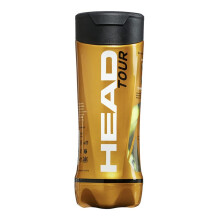 HEAD Headgear Tour Tennis Balls (Tube of 3) Green one Size