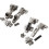 Blum Complete Hinge Kit for Pie-corner Frameless Cabinets (Full OL) 1