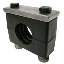 Behringer zware serie pijpklem polypropyleen met gewoon koolstofstaal hardware railmontage 1-1/4"""" buismaat