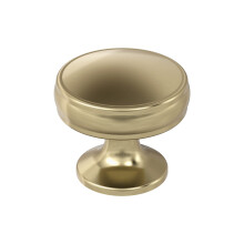 Amerock | Cabinet Knob |Golden Champagne | 1-1/4 in (32 mm) Diameter Drawer Knob | Renown | Kitchen and Bath Hardware | Furniture Hardware