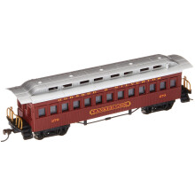 Vlaky Bachmann - Otevren vletn vuz - DURNGO & SLVRTN #270 """"YANKEE GIRL"""" - Prototypick cerven v mertku HO (13409)