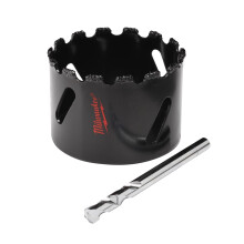 Milwaukee 49-56-0456 Τρυπάνι Οπών 2-1/2" Καρβίδιο με Πιλοτικό Τρυπάνι