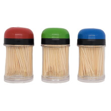 Handy Housewares 3 csomagos fogpiszkl trolednyek adagolfedelekkel - 300 termszetes fbl kszlt fogpiszklt tartalmaz (egy 3 darabos csomag)