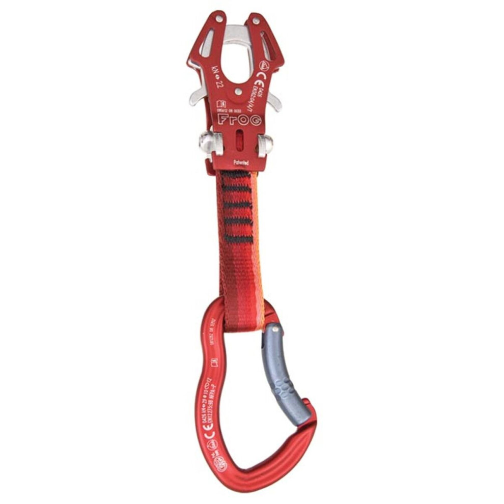 KONG Express Frog Quickdraw Carabiner (12-cm)  Black