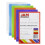 JAM PAPER Plastic Envelopes with Button & String Tie Closure - 4 1/4 x 6 1/4 - Assorted Colors - 6/Pack 2