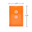 JAM PAPER Plastic Envelopes with Button & String Tie Closure - 4 1/4 x 6 1/4 - Assorted Colors - 6/Pack 3