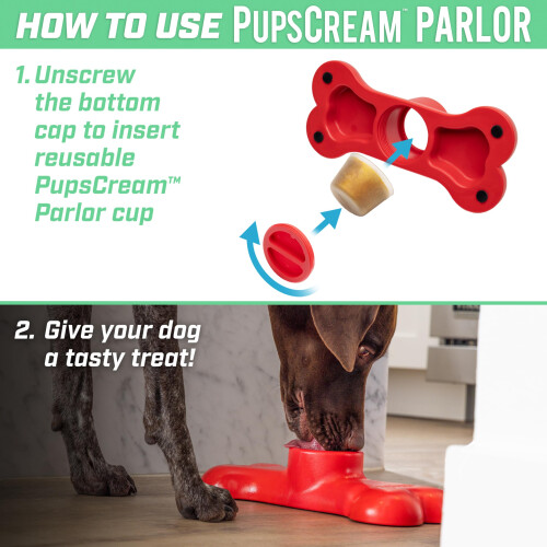 GoSports Pets PupsCream Parlor - Μη Ολισθηρός Κάτοχος Παγωτού και Λιχουδιών 2