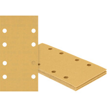 Bosch Professional 10x Expert C470 Sandpaper (for Hardwood  Paint on Wood  80x133 mm  Grit 80  Accessories Orbital Sander)