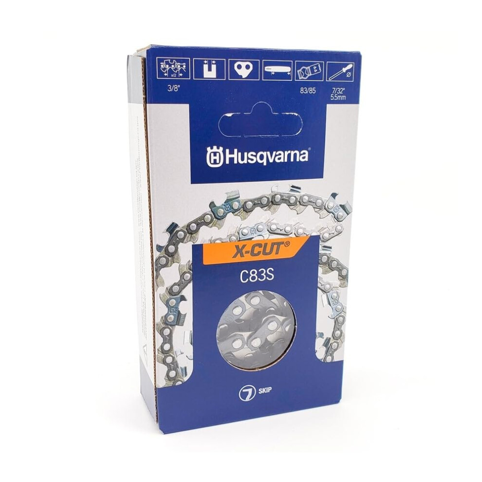 Catena Per Motosega Husqvarna 585548993 C85S 28"""" Con Denti A Scalpello, 3/8 .058, Sostituisce 591152593-image