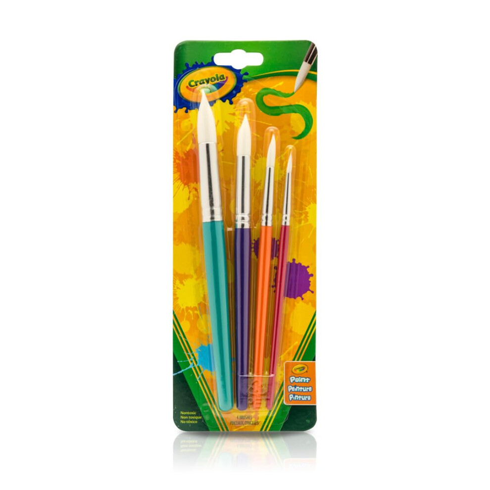 Photos - Other Toys Crayola Paint Brushes 4ct May-21