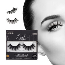 Kiss Lash Couture Matte Black Matte Velvet (Pack of 6)