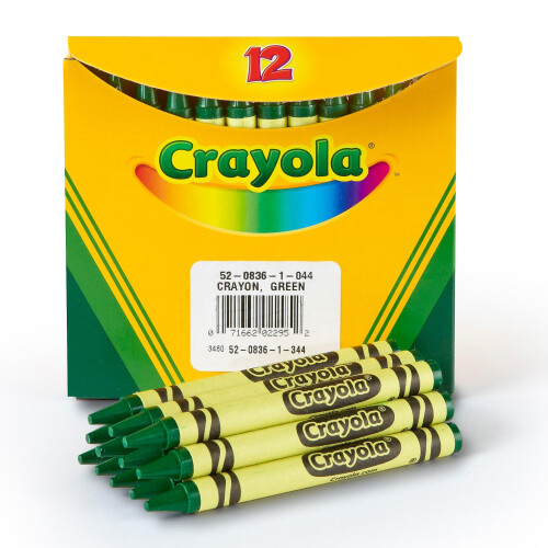 Crayola Crayola Crayons in Green  Bulk Crayons  12 Count 1