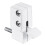 Prime-Line U 9879 White Step-On Sliding Patio Door Lock (Single Pack) 1
