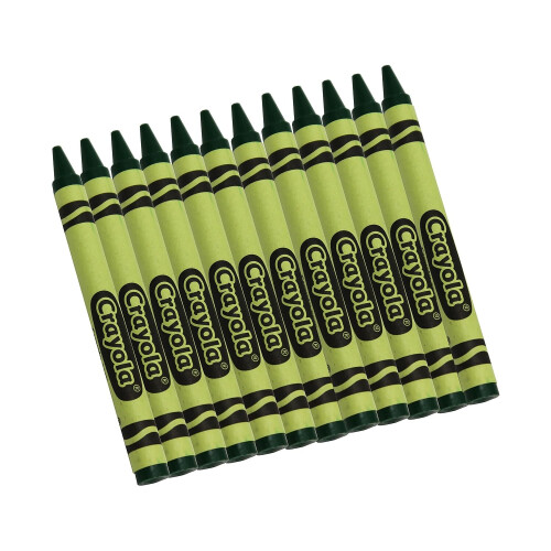 Crayola Crayola Crayons in Green  Bulk Crayons  12 Count 2