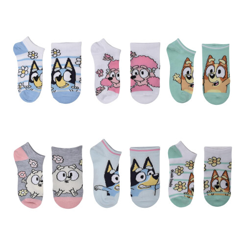 Bluey Bluey Flicka Barn Strumpor, Vit, X-Small 1