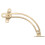 Hillman 851585 Brass Friction-Left Side Lid Support 2
