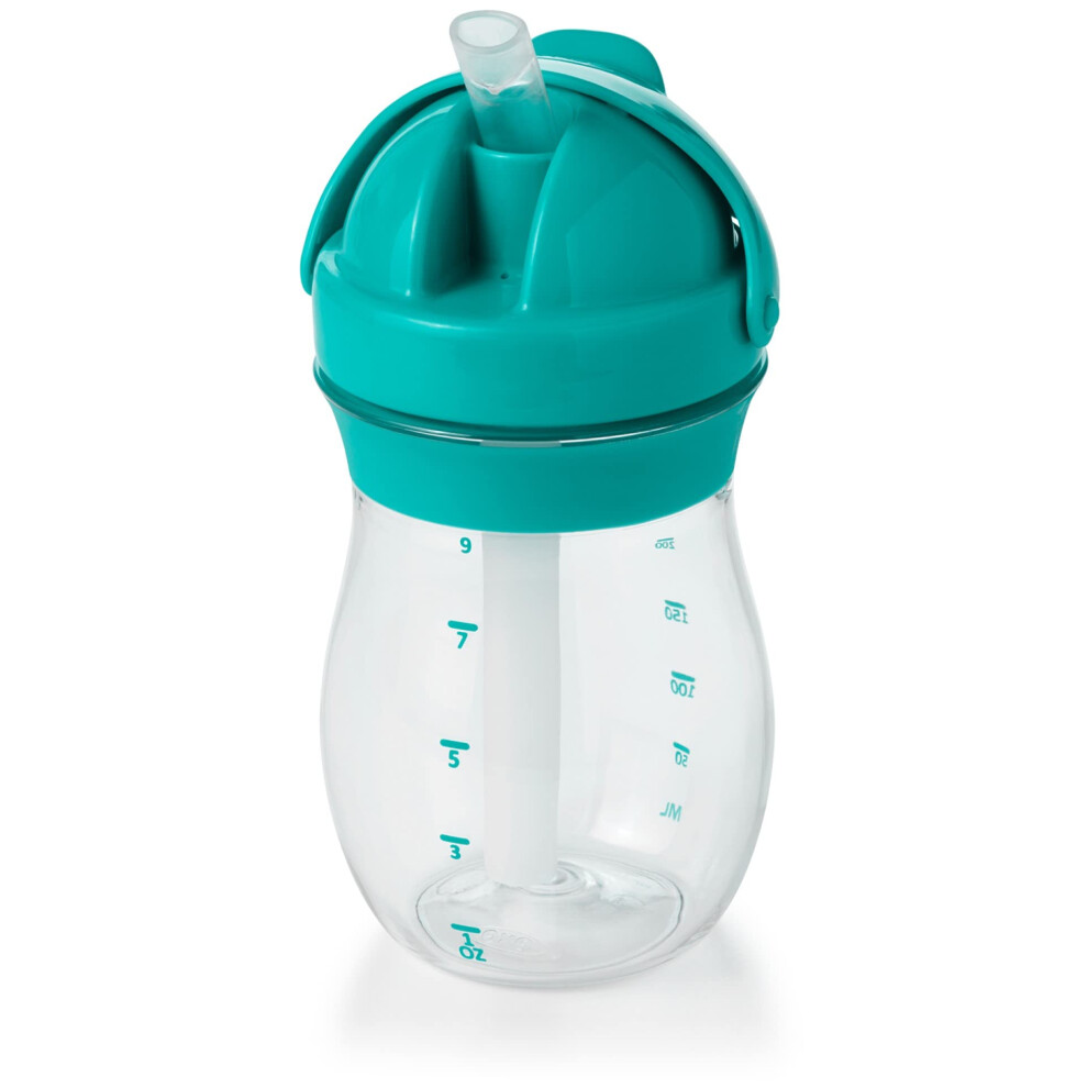 Oxo Tot Transitions Straw Cup 9 Oz Teal Pack Of 1