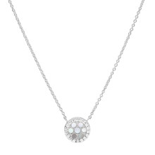 Fossil Women's Sterling Silver Necklace Color: Silver (Model: JFS00520040)