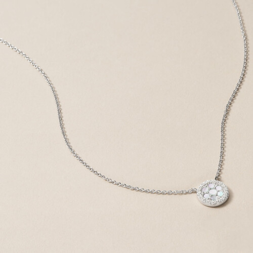 Fossil Fossil Sterling Slv Halskde til kvinder Farve: Slv (Model: JFS00520040) 2