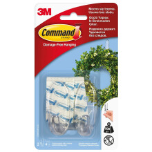 Command Medium Hooks Clear 2-Hook
