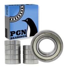 PGN (10 kpl) 6205-ZZ Laakeri - Voideltu kromiterästiivistetty kuulalaakeri - 25x52x15mm laakerit metallisuojalla ja korkean kierrosluvun tuella