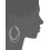 Guess Guess Smooth and Textured Wire Silver Hoop Earrings 2