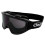 Global Vision Windshield Motorcycle Goggles Black Frame + Smoke Lens 1