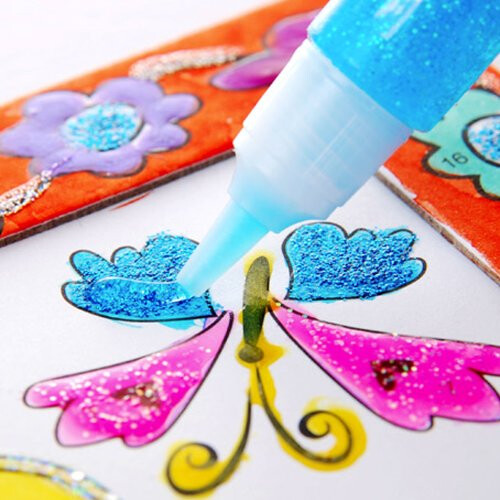 Elmer's Glam Glitter Glue, Χρώματα, 0.36 Oz, 5 Τεμάχια 2