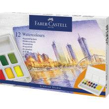 Faber-Castell Aquarellfarben im N pfchen-Set, mehrfarbig