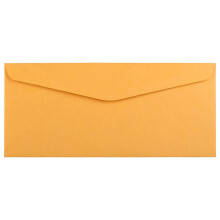 JAM PAPER #10 Obchodn    ob   lky - 4 1/8 x 9 1/2 - Hned    kraftov    Manila - 50 kusov/balenie