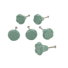 Dritz Home 47040A Keramische Klaverknop Verdi Groen (6-delig)