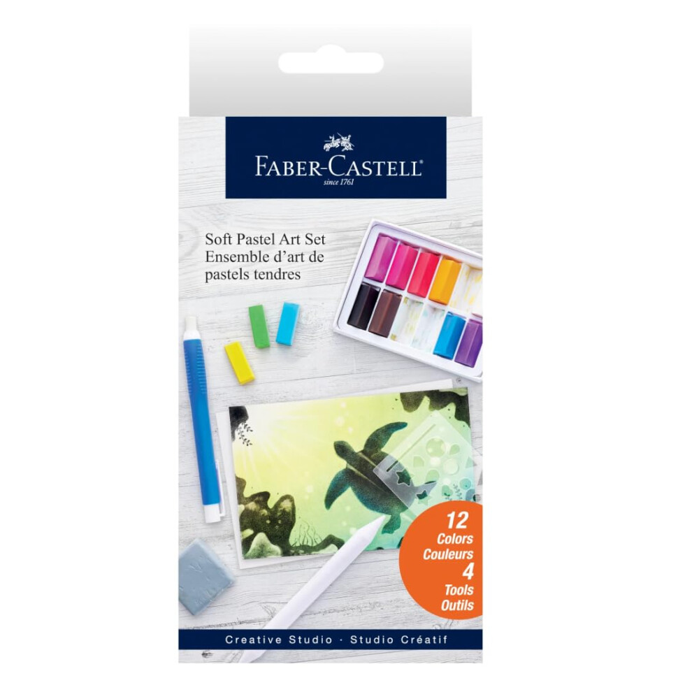 Faber-Castell Goldfaber Studio Soft Pastels - Beginner Kit  Set of 12