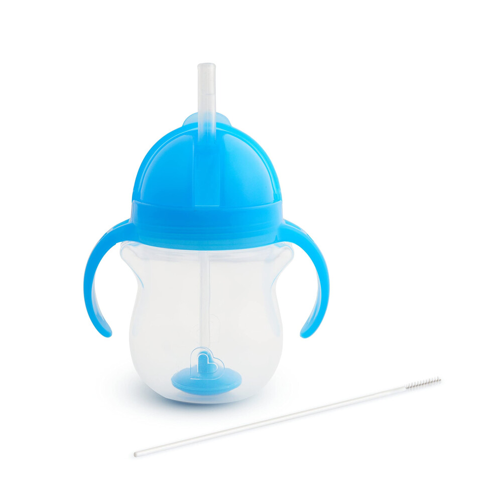 Munchkin Click Lock Weighted Flexi-Straw Cup 7 Ounces Assorted Colors (1 Bottle Selected At Random)