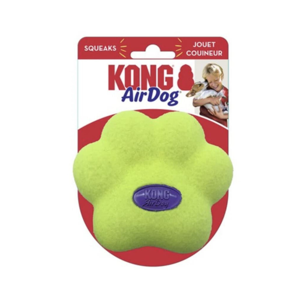 Kong Airdog Squeaker Paw Tennis Dog Toy (Medium)