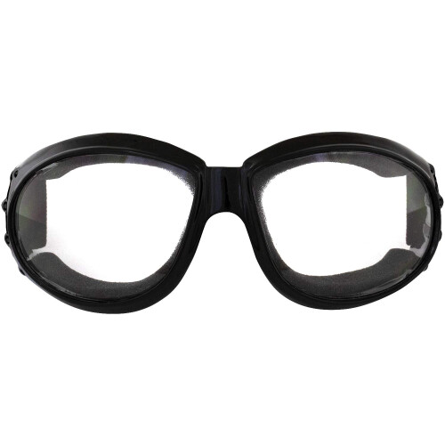 Γυαλιά Μοτοσικλέτας Global Vision Eliminator Deluxe Red Baron, Μαύροι Σκελετοί (Διαυγή και Σκοτεινά) 2