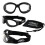 Γυαλιά Μοτοσικλέτας Global Vision Eliminator Deluxe Red Baron, Μαύροι Σκελετοί (Διαυγή και Σκοτεινά) 2