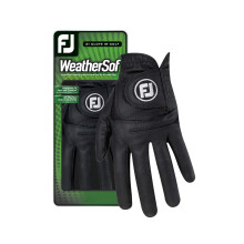 FootJoy Heren WeatherSof Golfhandschoen Zwart Cadet X-Large, Voor Linkerhand