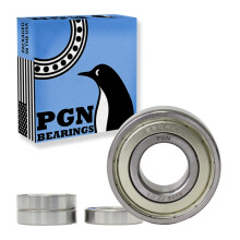 PGN (4 kpl) 6204-ZZ Laakeri - Voideltu kromiterästiivistetty kuulalaakeri - 20x47x14mm laakerit metallisuojalla ja korkean kierrosluvun tuella