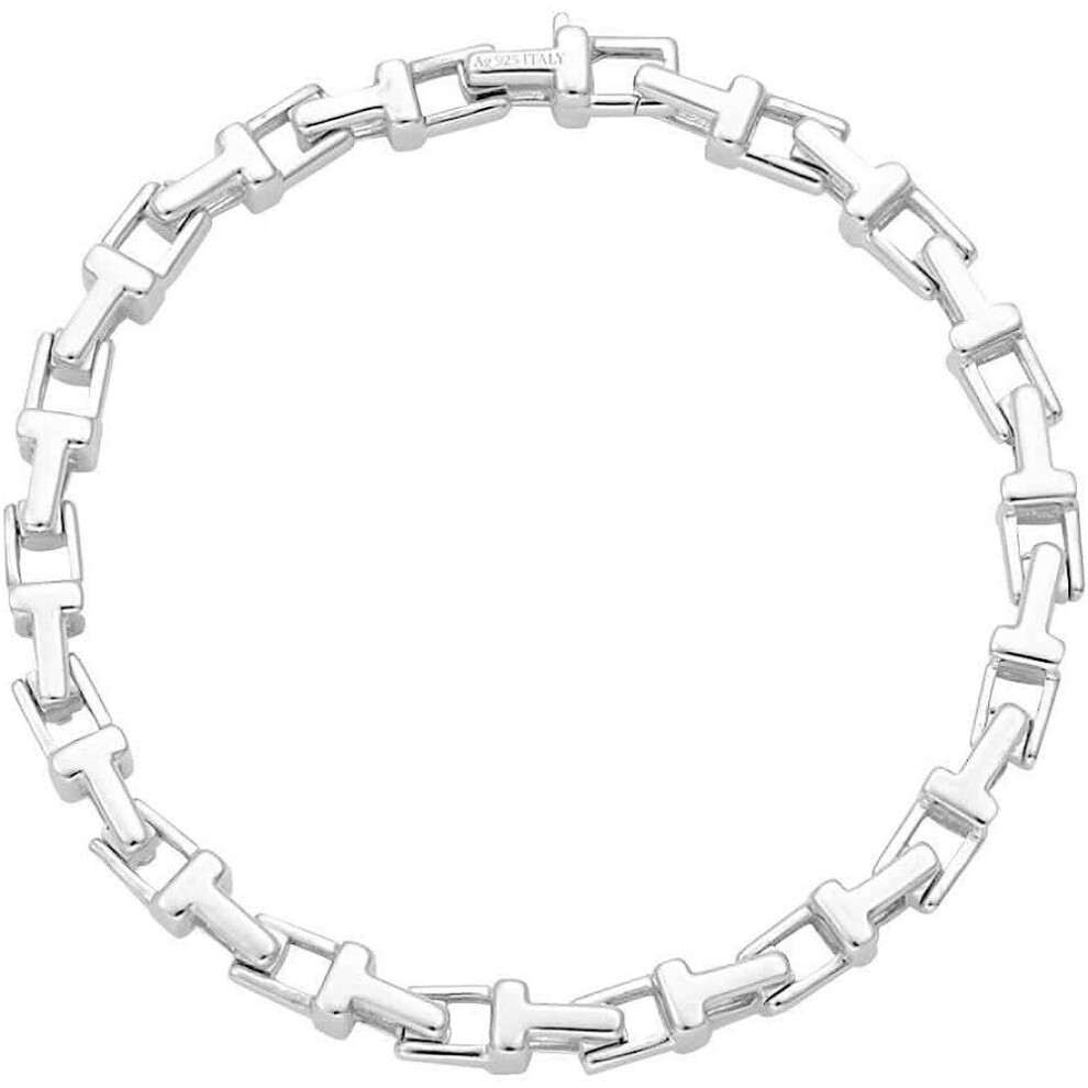 Tiffany T Narrow Chain Sterling Silver Bracelet 34888876 For Women
