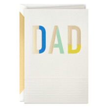 Hallmark Signature Fars Dag-kort til far fra s?n eller datter (fejre)