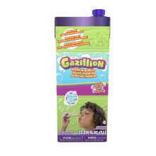 Gazillion Bubbles Original Premium Bubbles 1L Box: gigantische levendige en veilige bubbels met milieuvriendelijke verpakking