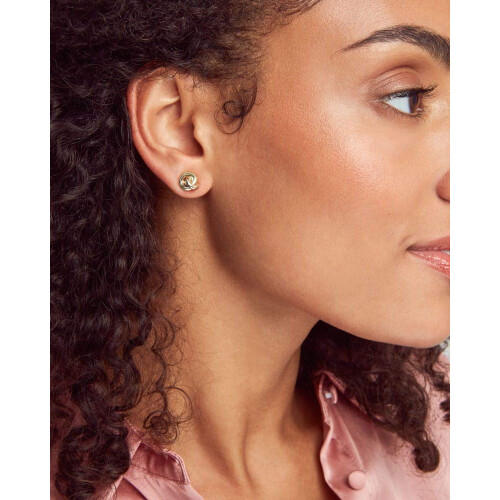 Orecchini Kendra Scott Presleigh Stull in metallo oro d'oro 1
