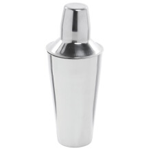 American METALCRAFT Inc. CSJ174 Acrylic Cocktail Shakers Three Piece 28 oz. Capacity Silver