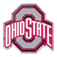 Fanmats 60649 Ohio State Buckeyes Heavy Duty Aluminium Pr?get farve Emblem Auto Emblem Decal - Alternativ