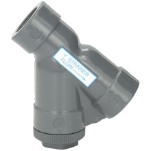 Hayward YS10100T 1-Zoll-Y-Sieb aus PVC mit Gewinde und FPM-O-Ring-Dichtungen