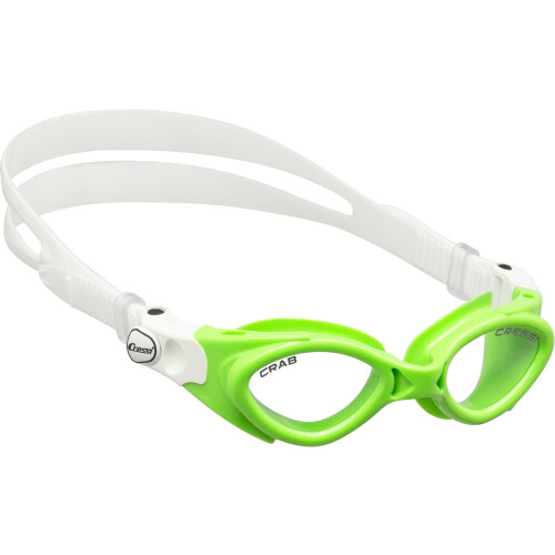Cressi Lente trasparente Cressi Crab Lime/Bianco