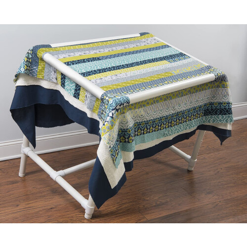 Dritz Quilt Frame voor de Vloer, Verstelbaar, Wit 1