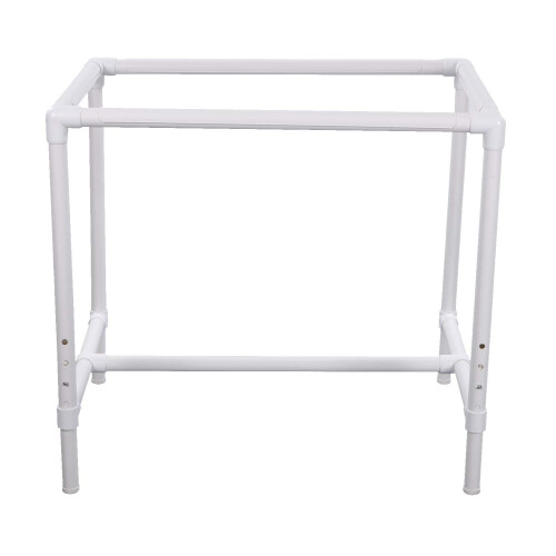 Dritz Quilt Frame voor de Vloer, Verstelbaar, Wit